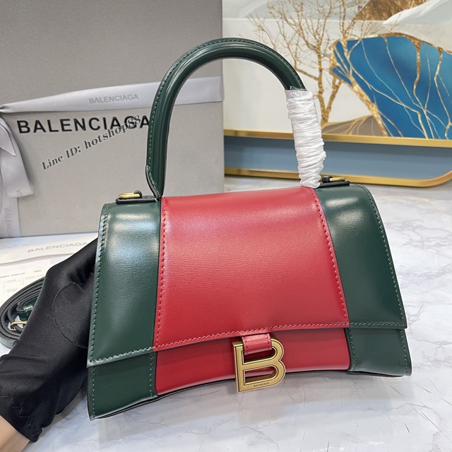 Balenciaga專櫃爆款Hourglass沙漏包手提女包 巴黎世家原廠正品級別聯名沙漏 fyj1529